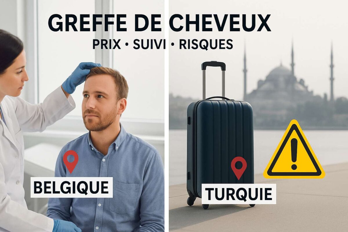 Greffe de cheveux Belgique ou Turquie
